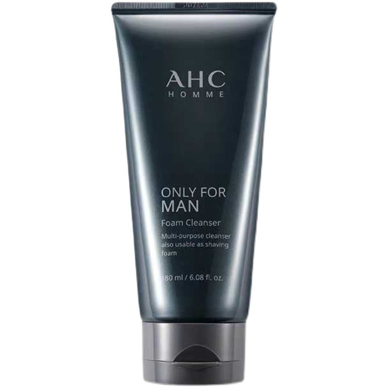 AHC Men’s Cleansing Foam – Deep Pore, Blackhead & Oil Control Hydrating Facial Cleanser