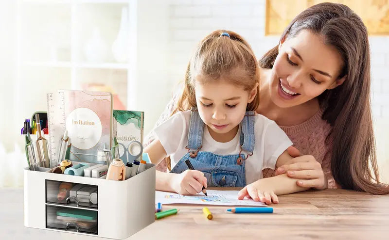 Desktop Storage Organizer for Makeup and Supplies