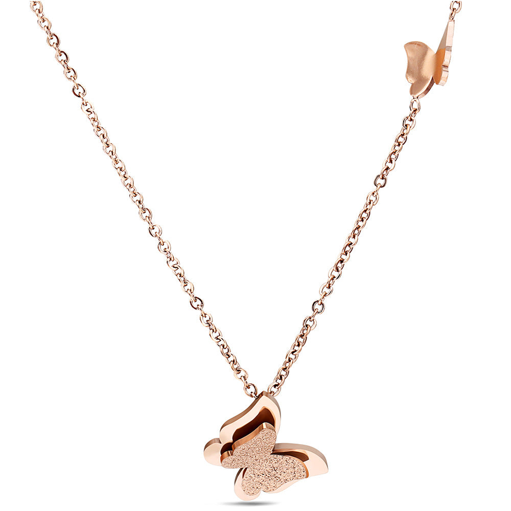 Butterfly Necklace and Earring Set