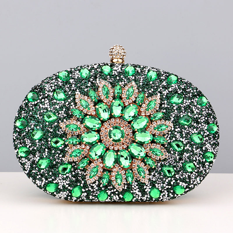 Diamond Luxury Evening Clutch Bag for Women – Crystal Rhinestone Wedding & Party Handbag