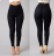 Women’s High-Rise Skinny Fit Stacked Jeans – Solid Color Pencil Denim, S–XXL