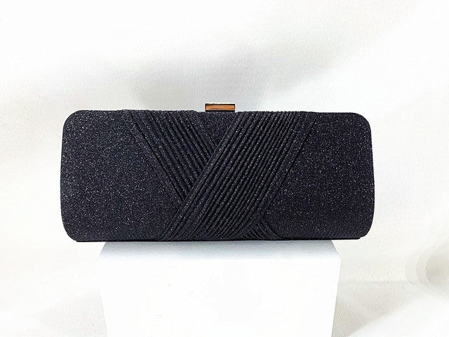 Sequined Glitter Evening Clutch Bag for Women – Sparkling Dumpling Shoulder Bag with Chain Strap