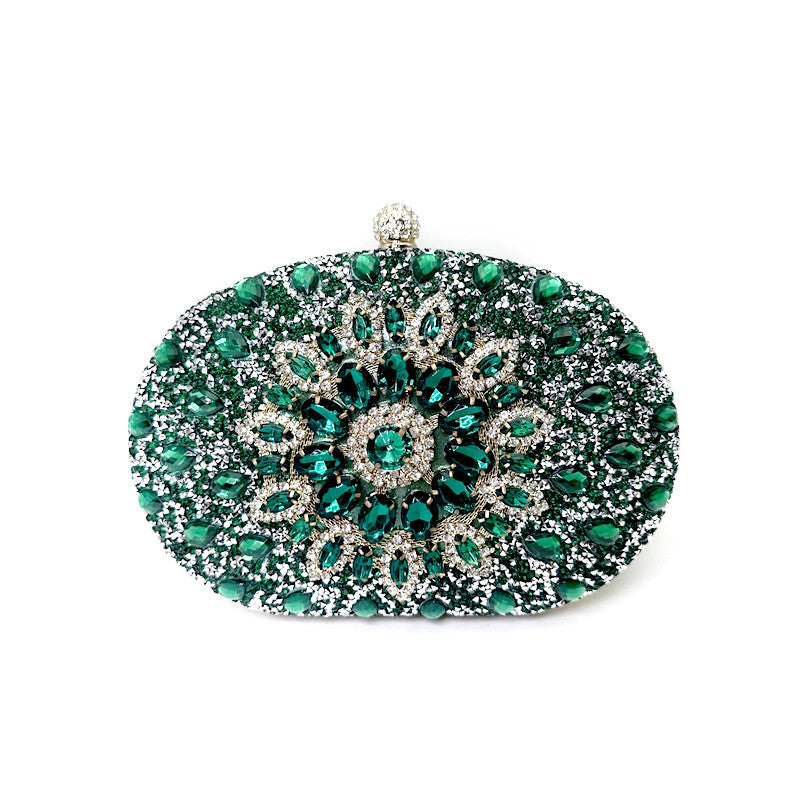 Diamond Luxury Evening Clutch Bag for Women – Crystal Rhinestone Wedding & Party Handbag