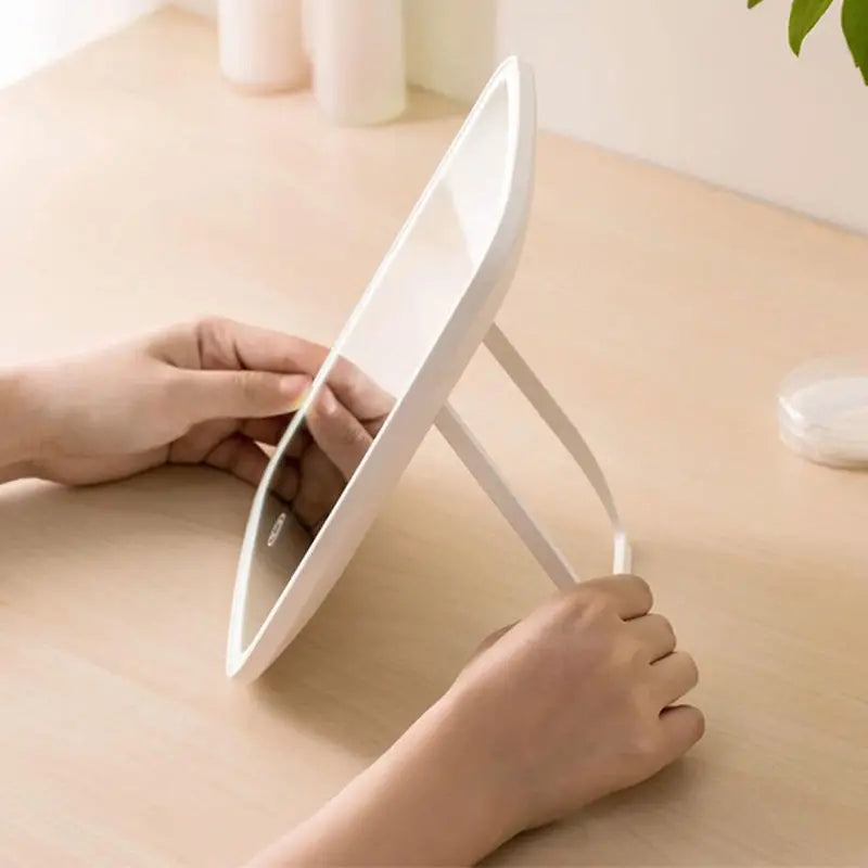 2400mAh Touch LED Makeup Mirror for Desktop Use