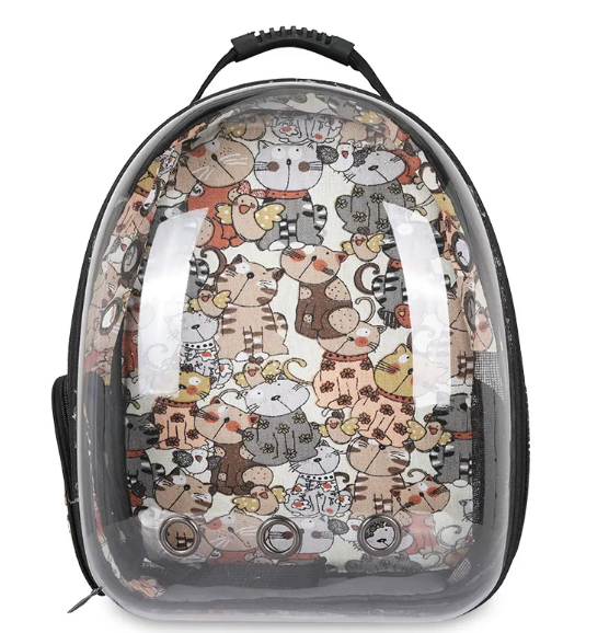 Dog & Cat Chest Carrier Backpack – Breathable Hands-Free Pet Travel Bag