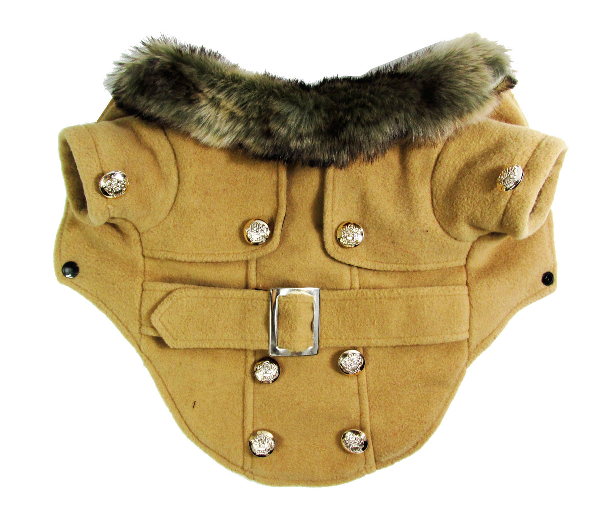 Warm Wool Blend Dog Winter Coat – Cozy Pet Jacket for Cold Weather