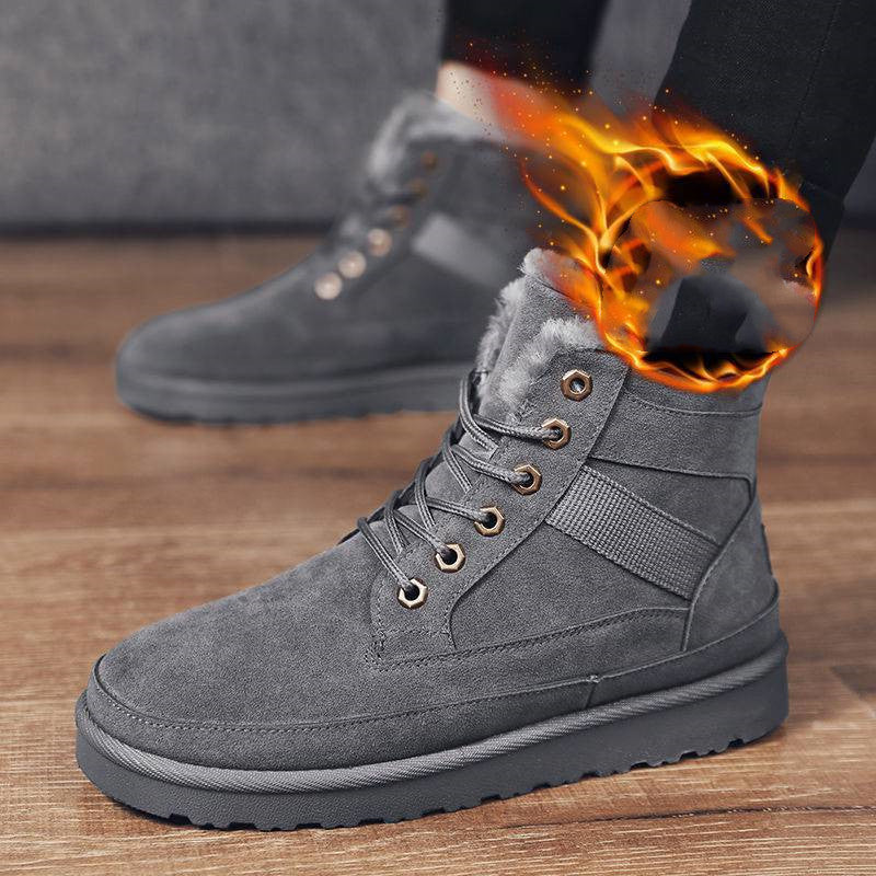 Thickened Warm Rhubarb Fur Snow Boots