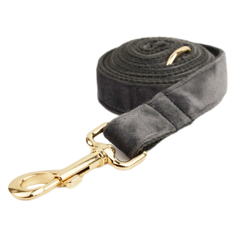Premium Velvet Dog Collar – Soft Adjustable Fashion Pet Collar with Bow