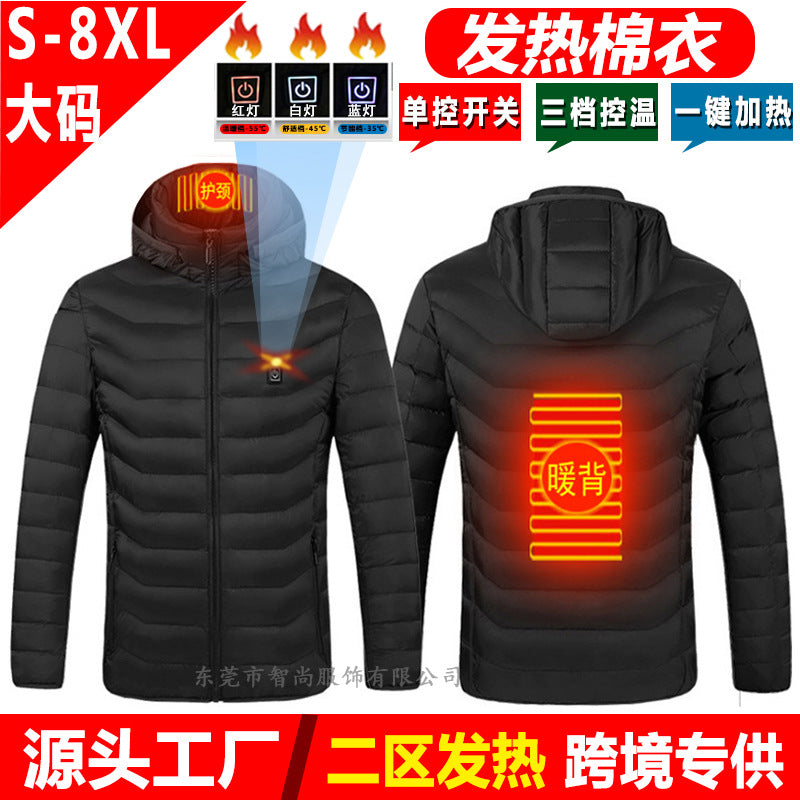 Smart Heated USB Graphene Jacket – Unisex Adjustable Winter Heating Jacket, S–6XL