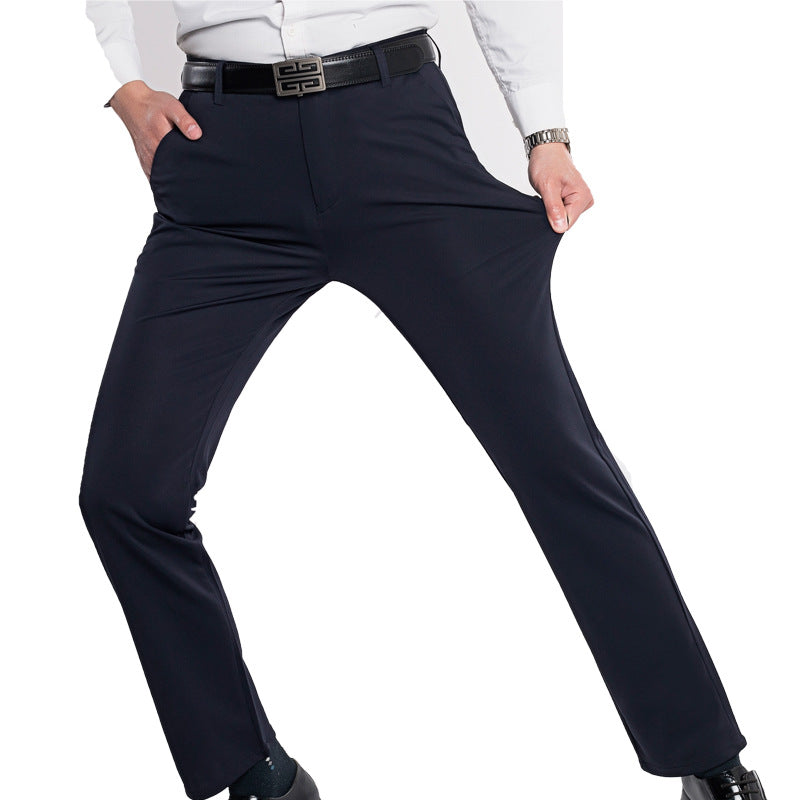 Men’s Ice Silk Loose Fit Pants – Lightweight Summer Casual Trousers