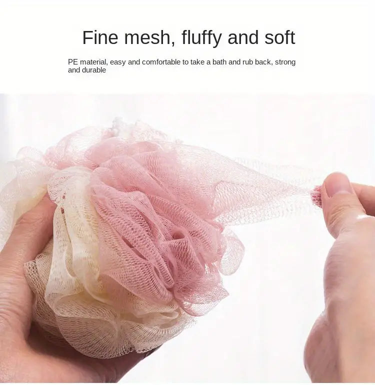 Splicing Bath Balls – 4-Piece Two-Color Bubble Ball Set for Body Care