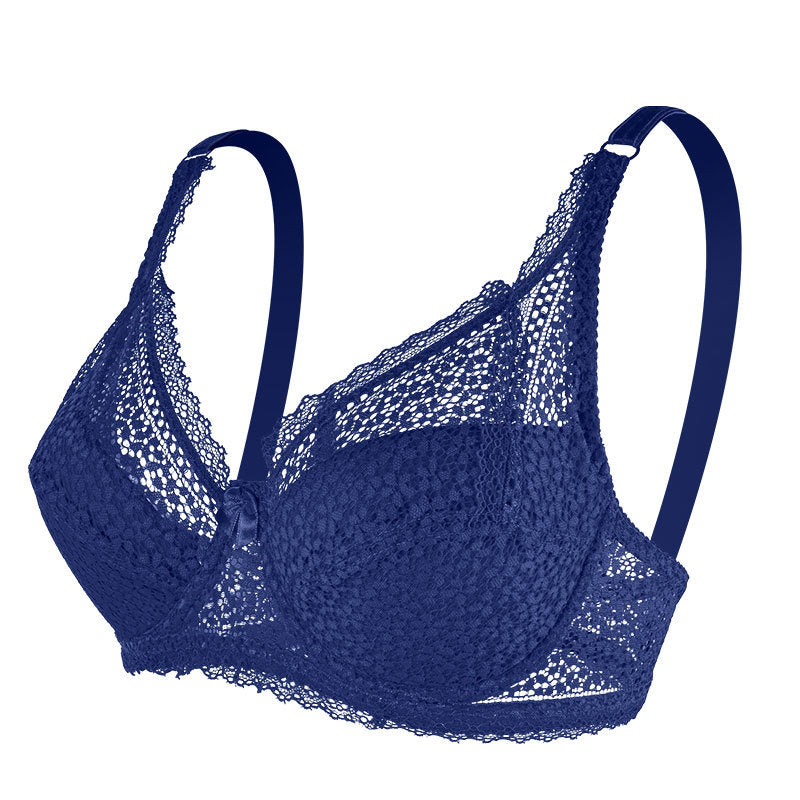 Plus Size Lace Underwire Bra for Women – Full Coverage Supportive Lingerie