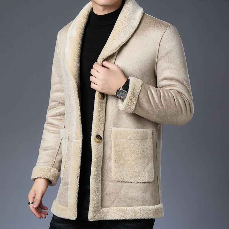 Men’s Autumn Winter Multi-Pocket Jacket – Warm Casual Outerwear – USA