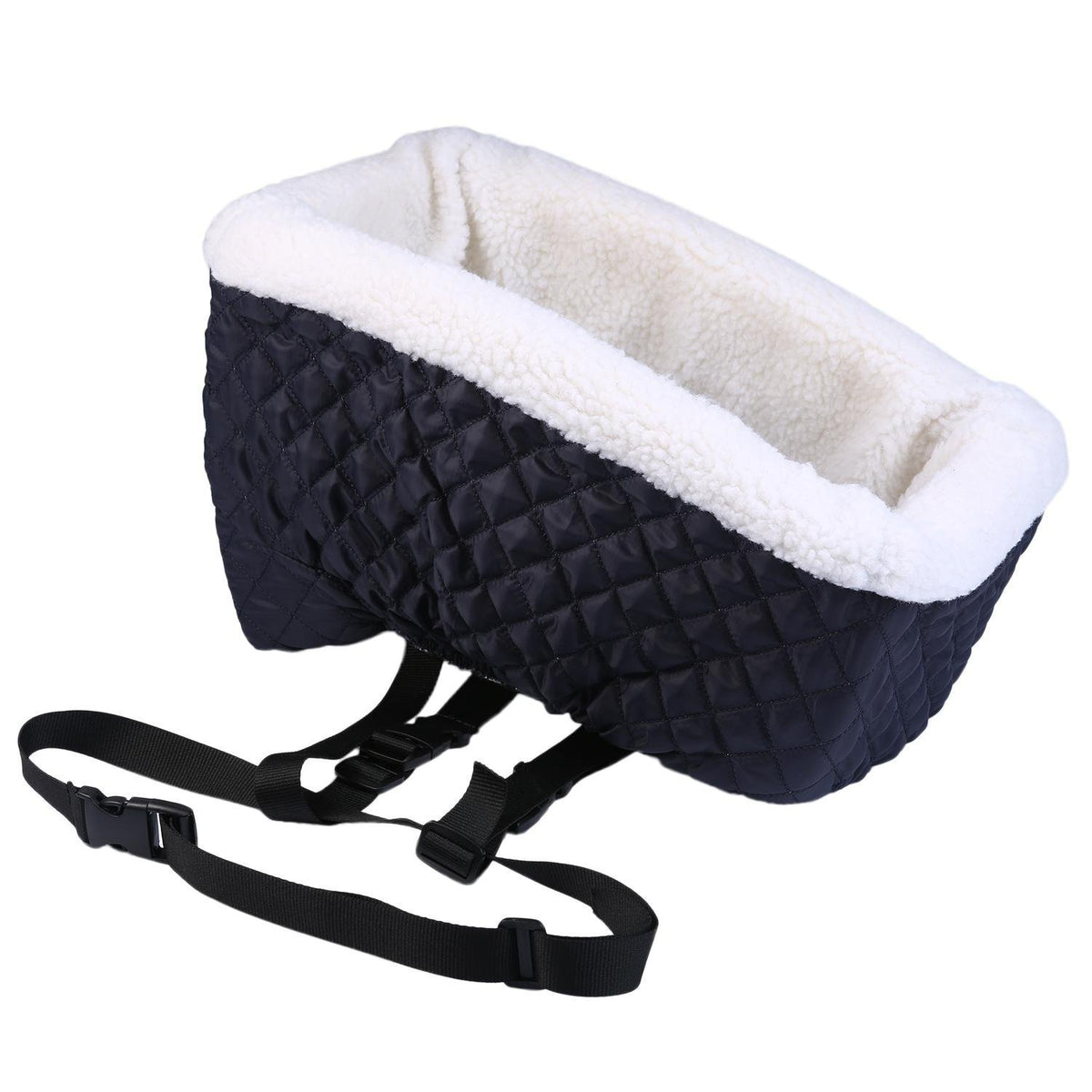 Car Pet Safety Seat – Padded Dog Travel Basket & Cozy Pet Bed for Car Rides