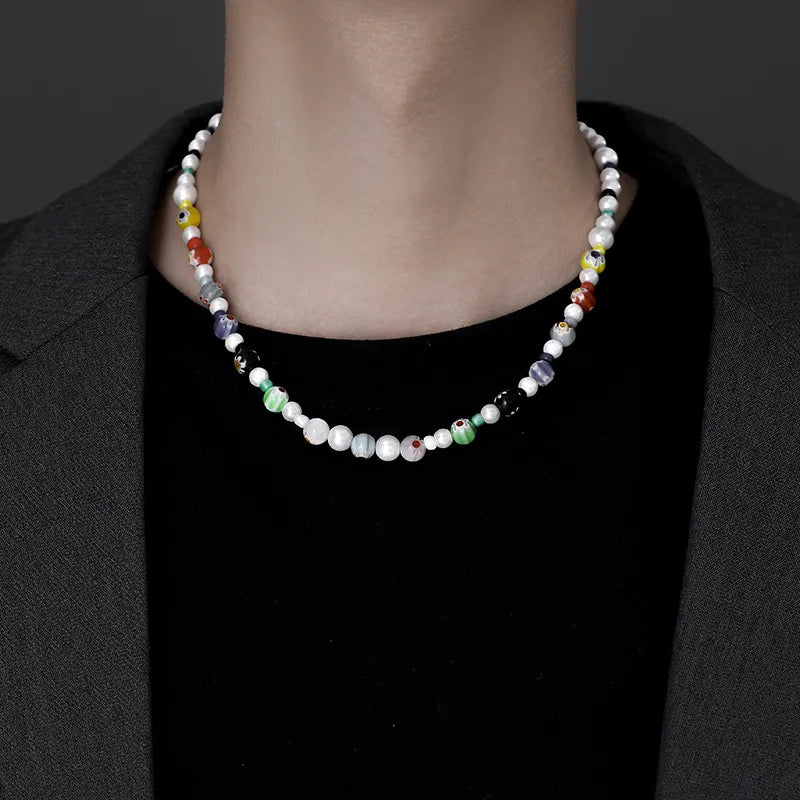 Colorful Handmade Beaded Necklace