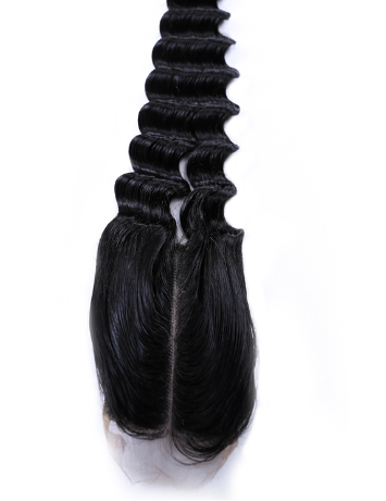 4×4 Deep Wave Brazilian Human Hair Wig – 100% Real Hair, 8–20 Inch