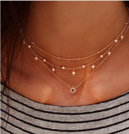 Multilayer Long Necklace for Women