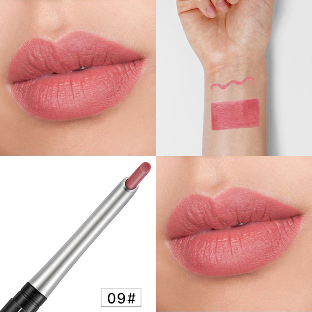 Matte Lip Liner and Eye Shadow Pencil - 17 Colors