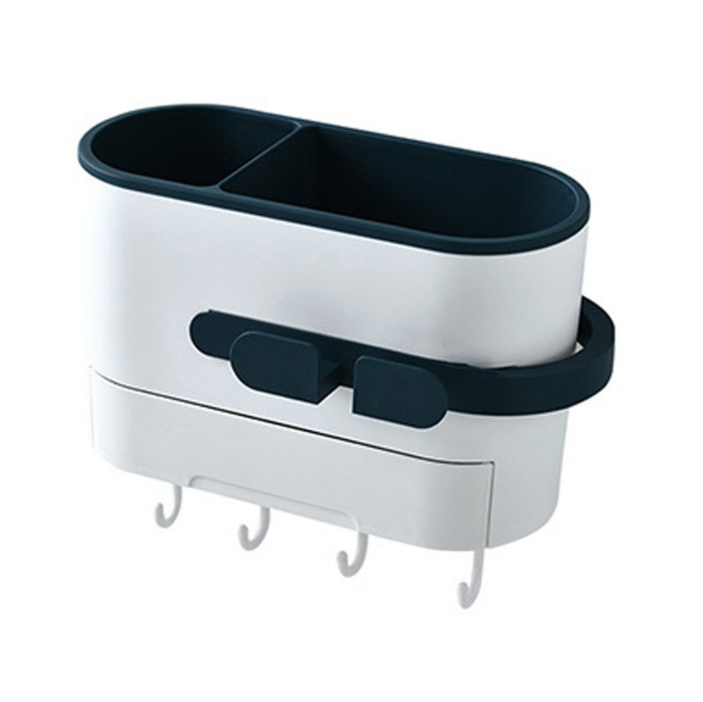 Hair Dryer Hanger – Suction Wall-Mount Bathroom Storage Shelf