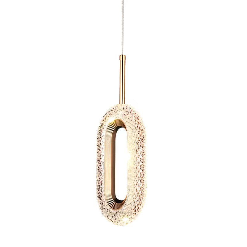 Modern Grid Pendant Light with Warm Glow – Elegant Ceiling Fixture for Bedroom & Dining