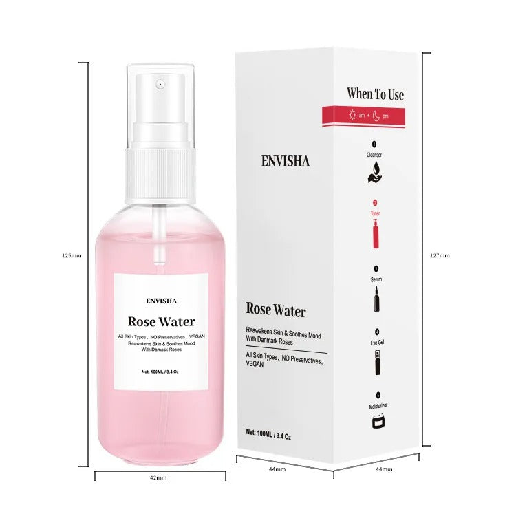 Rose Water Facial Toner – Gentle Hydrating & Refreshing Skin Care for All Skin Types