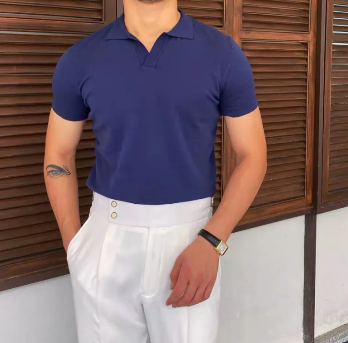 Men’s 100% Cotton Slim T-Shirt – Short Sleeve Casual Everyday Tee