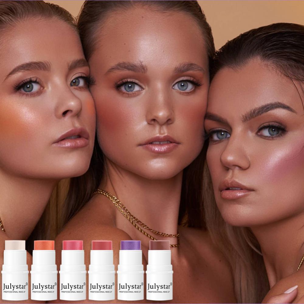 Pearl Cream Blush & Highlighter Stick – Long-Lasting Radiant Cheek Makeup