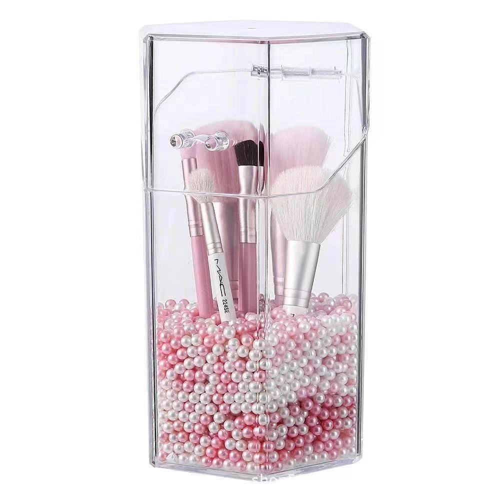 Transparent Acrylic Makeup Brush Storage Holder