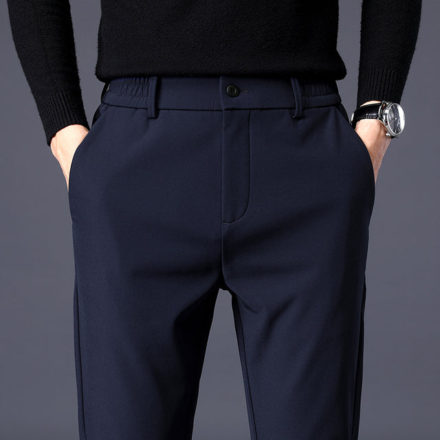 Men’s Slim-Fit Stretch Casual Pants – Comfortable Everyday Trousers – USA