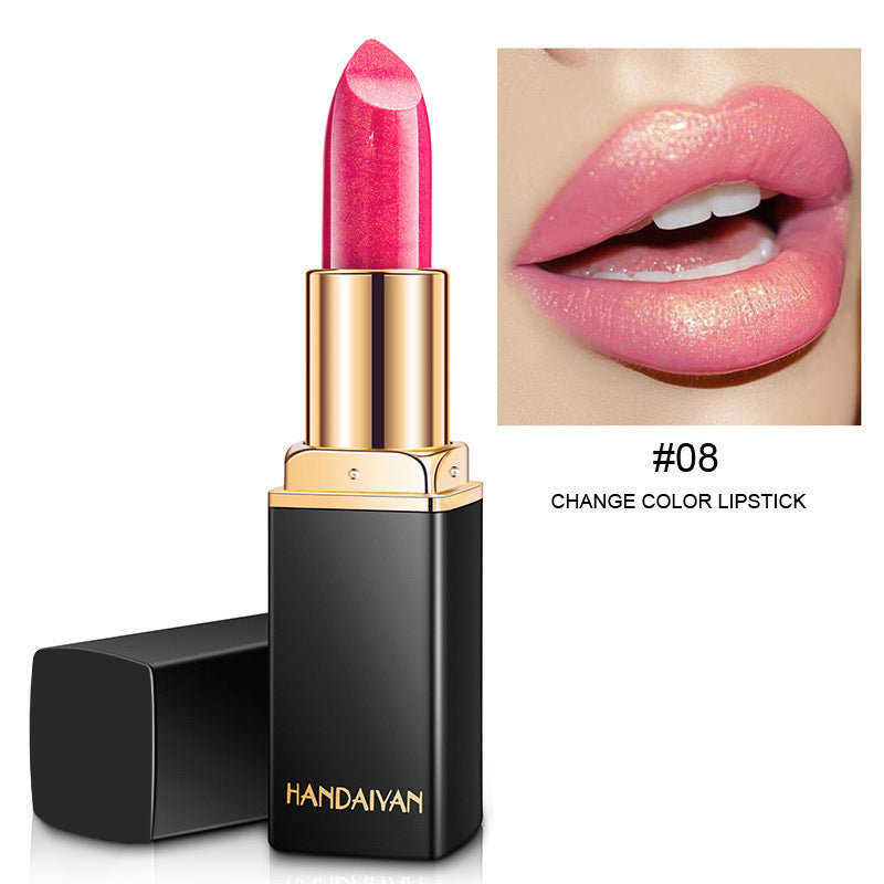 HANDAIYAN Mermaid Metallic Color-Changing Lipstick