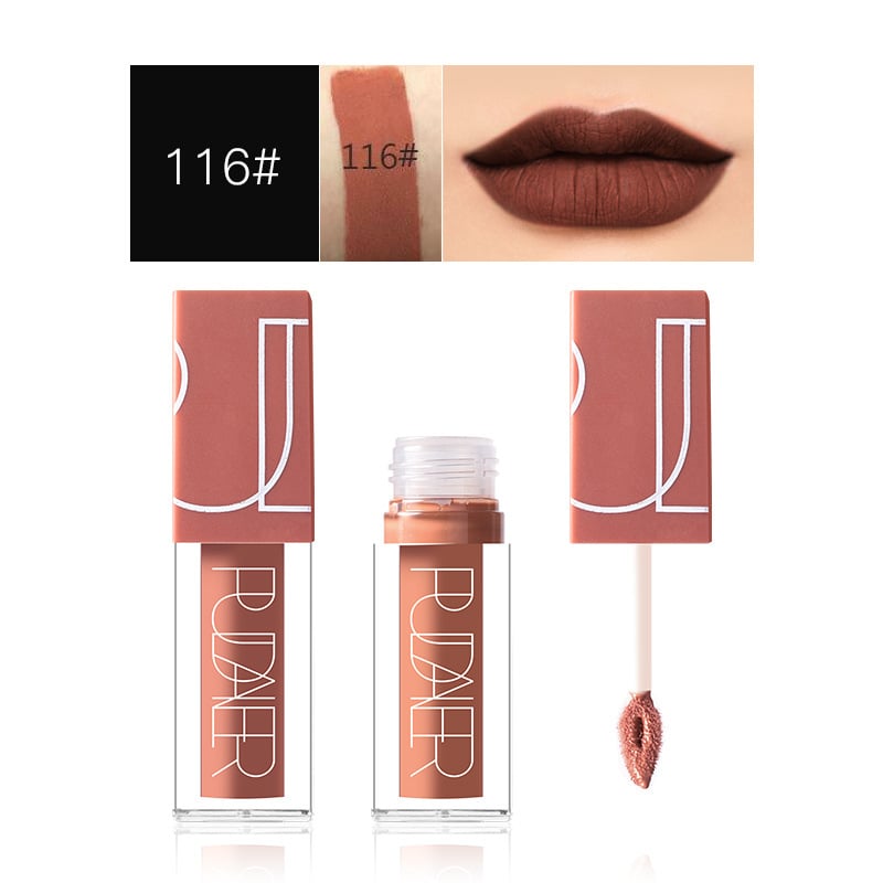 Velvet Liquid Lipstick – Vitamin-Infused Matte Finish, 5 Shades