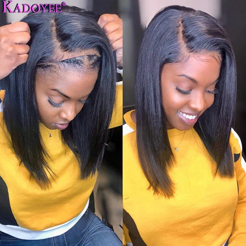 Front Lace Human Hair Wig for Women – 100% Real Hair with Natural Hairline