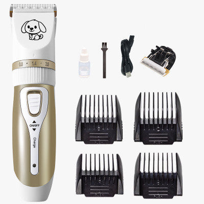 Electric Dog Hair Trimmer – Rechargeable Ceramic Pet Grooming Clipper