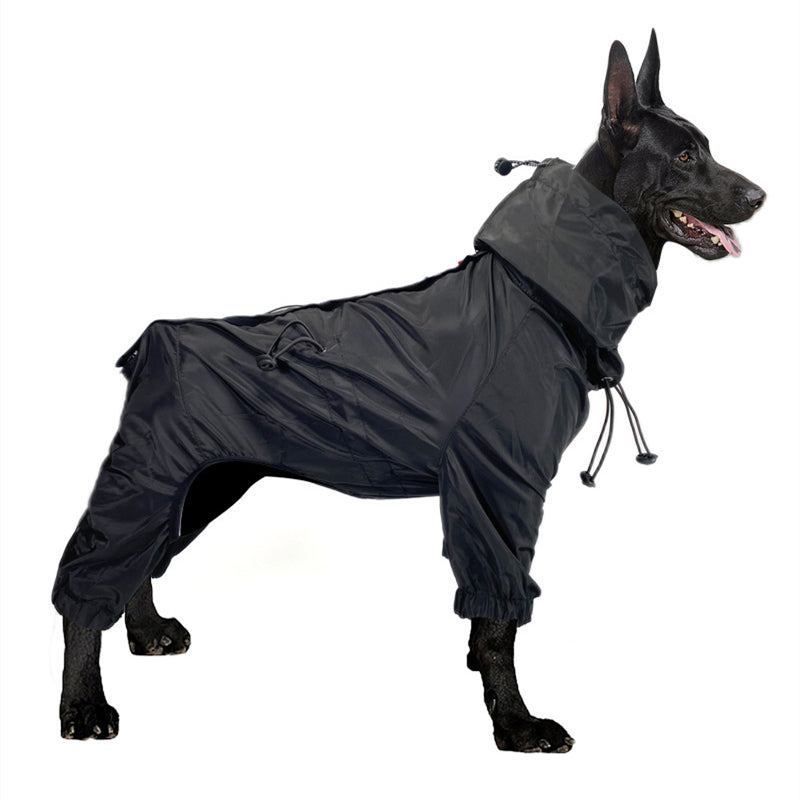 Waterproof Dog Raincoat – Four-Legged Rain Gear for Small & Medium Dogs