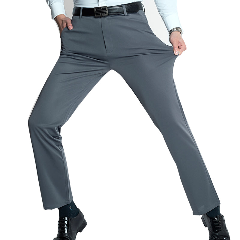Men’s Ice Silk Loose Fit Pants – Lightweight Summer Casual Trousers