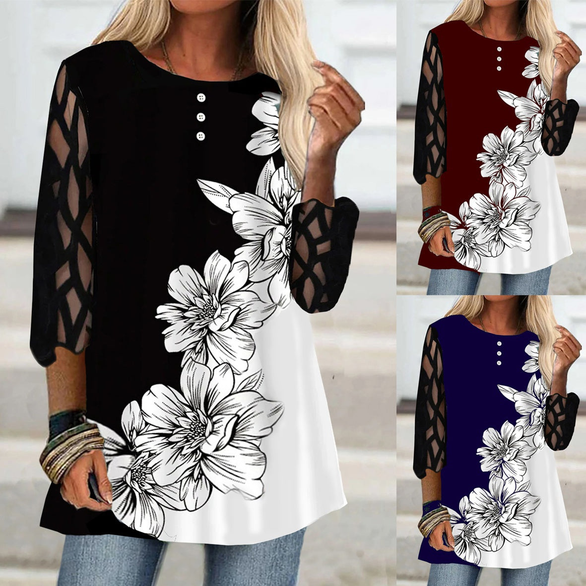 Fashionable Loose Casual T-Shirt for Women