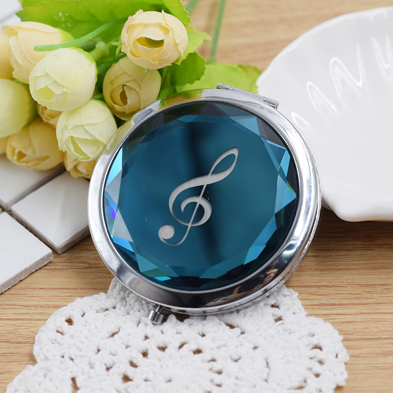 Creative Music Note Makeup Mirror for Girls