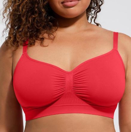 Wireless Plus Size Seamless Push-Up Bra – Comfortable Shaping Bra for Women