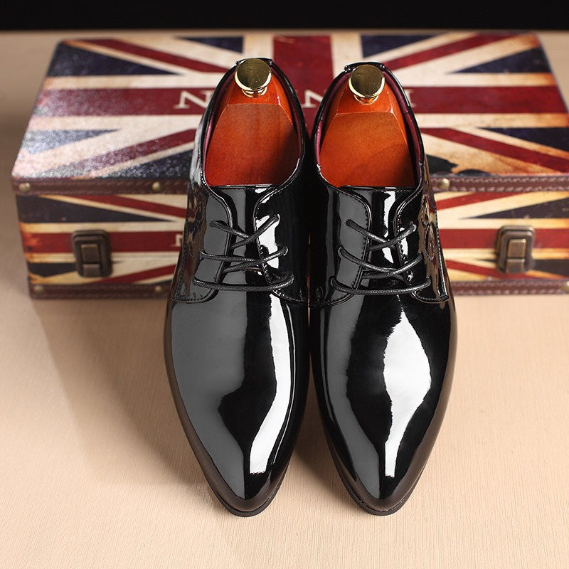 Men’s Leather Business Casual Shoes – Classic Dress Footwear
