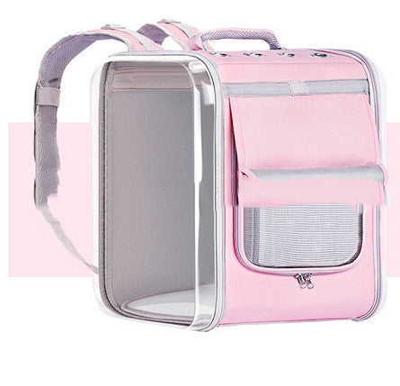 Breathable Space Capsule Cat Carrier Backpack – Portable Travel Bag for Cats & Small Pets