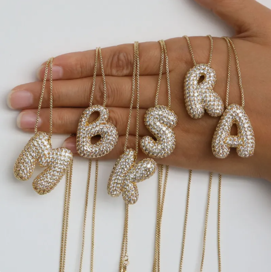 English Letter Necklace