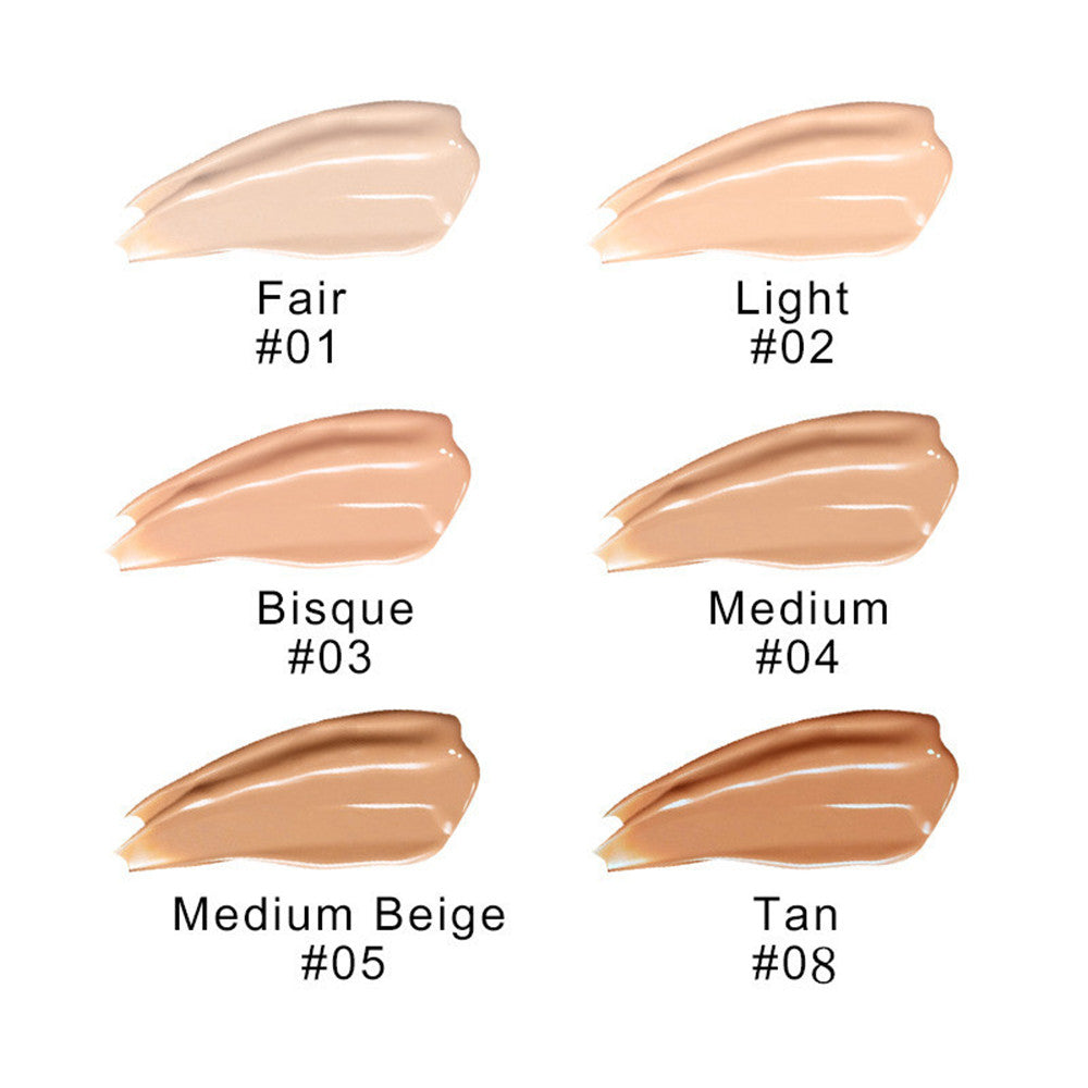Matte Waterproof Liquid Foundation & Concealer – Full Coverage Face Makeup