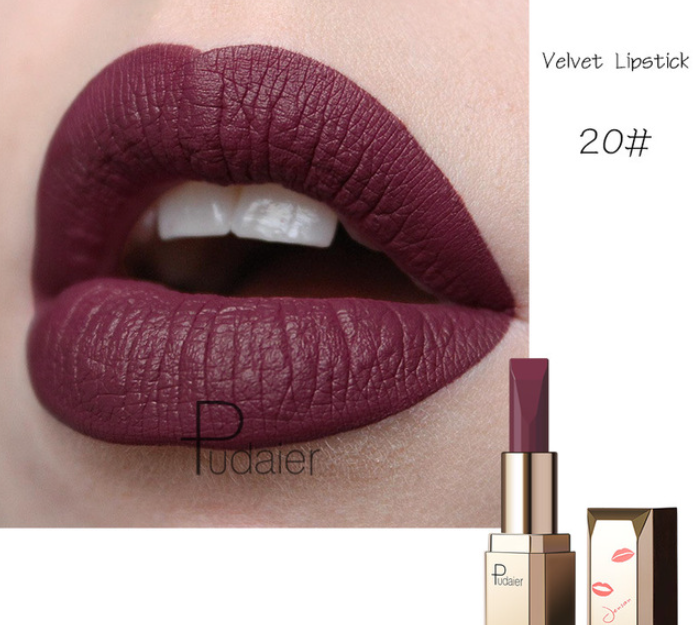 Pudale Matte Lipstick - Waterproof, 26 Colors Available