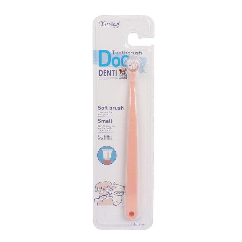 Soft Dog Toothbrush – Gentle Pet Dental Cleaning Brush for Dogs