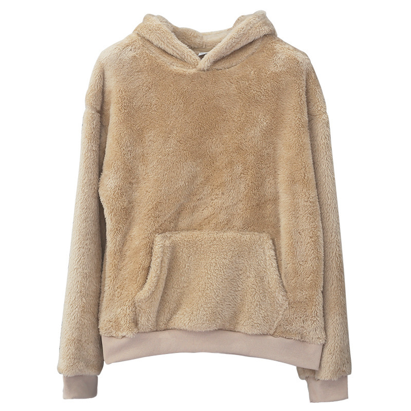 Men’s Velvet Hoodie – Soft Casual Pullover Sweatshirt, 6 Colors, S–3XL