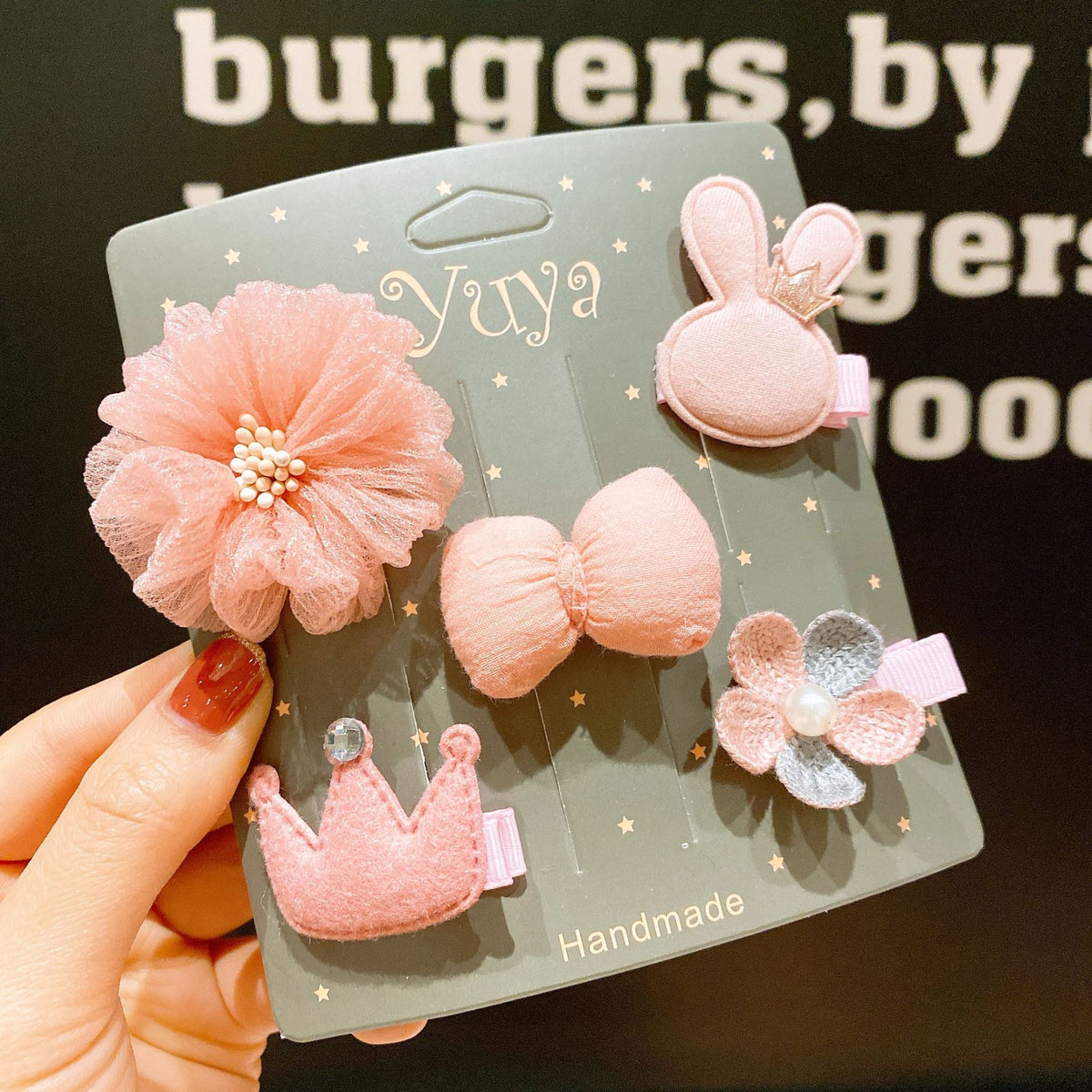 Korean Baby Hair Clips Set for Girls – Cute Children's Hair Accessories