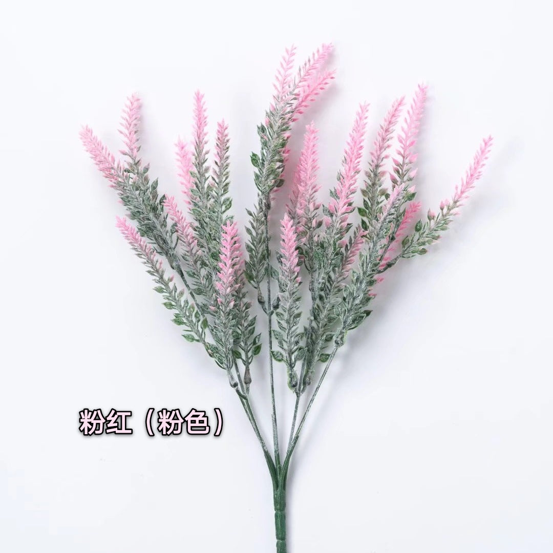 Everlasting Lavender Faux Flower Bouquet – Lifelike Artificial Floral Decor