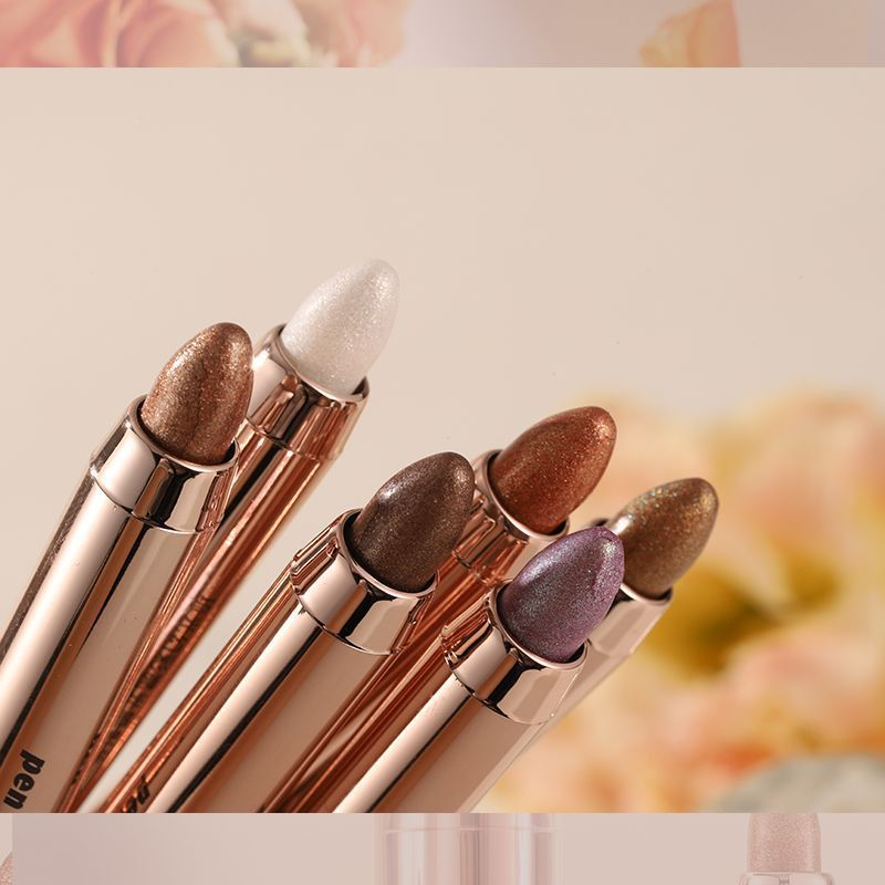 Double-Ended Eyeshadow Pen – Pearly & Shimmer Waterproof Stick