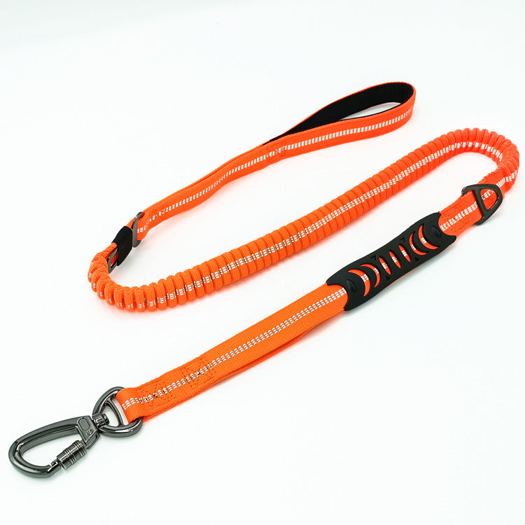 Heavy-Duty Dog Training Leash – 53-Inch Polyester Traction Lead with Large Hook