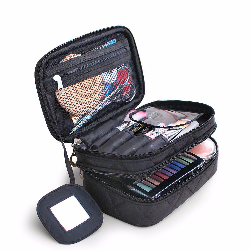Korean Makeup Bag - Small Portable Waterproof Organizer